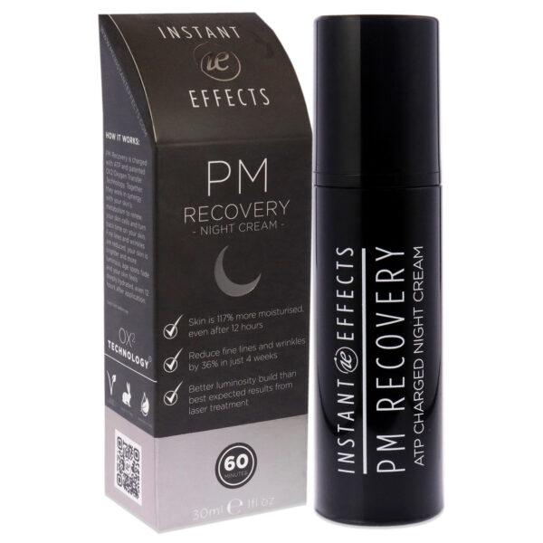 PM Recovery Night Cream by Instant Effects for Unisex - 1 oz Cream - Image 3