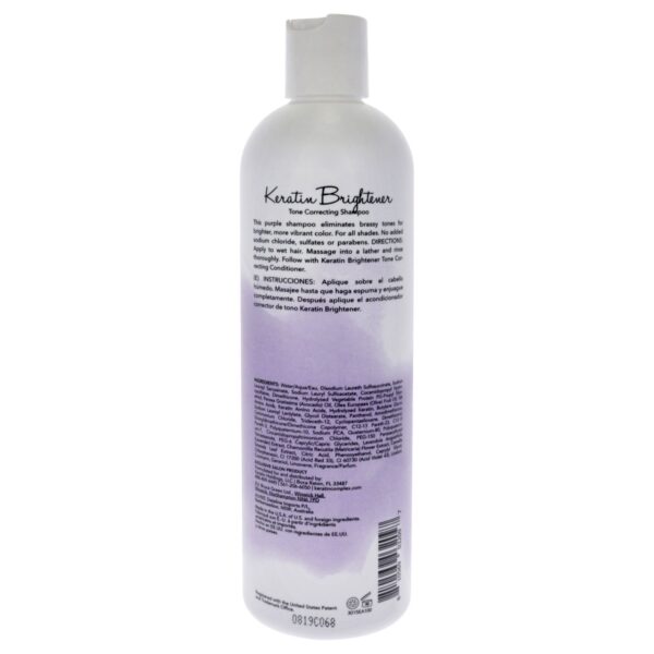 Keratin Brightener Shampoo by Keratin Perfect for Unisex - 12 oz Shampoo - Image 2